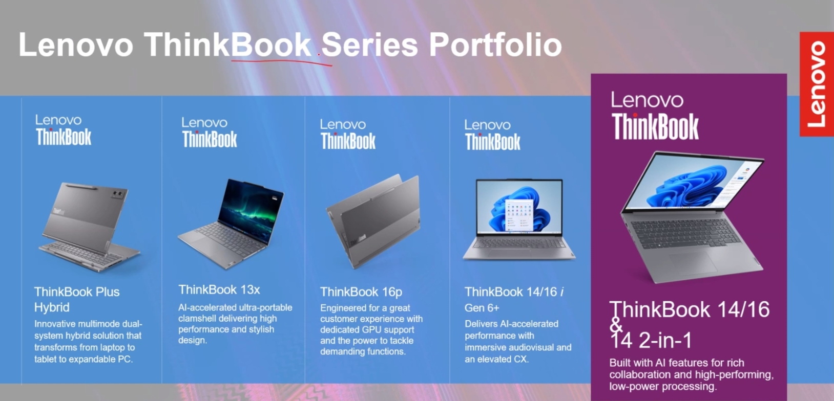Lenovo ThinkBook Series Portafolio